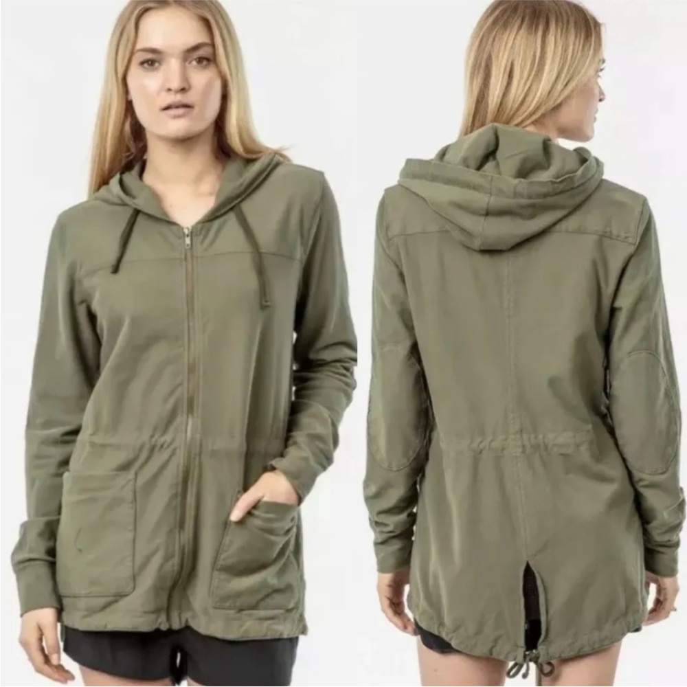 James Perse Anorak hooded sweatshirt jacket
